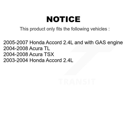 Front Inner Steering Tie Rod End Pair For Honda Accord Acura TL TSX KTR-104791