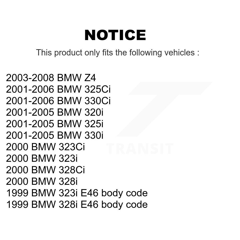 Front Inner Tie Rod End Pair For BMW Z4 330Ci 325i 325Ci 320i 330i 323i 328i 323Ci 328Ci KTR-104797
