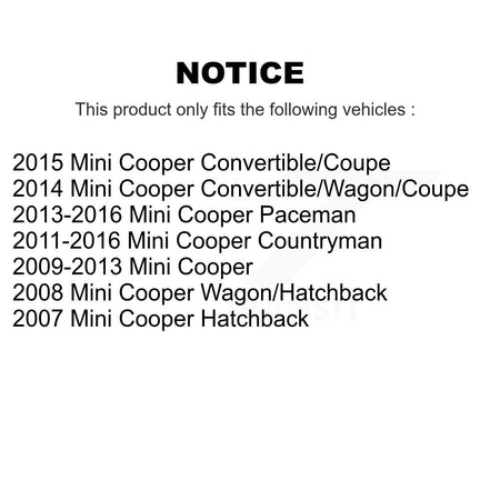 Front Inner Steering Tie Rod End Pair For Mini Cooper Countryman Paceman KTR-104799