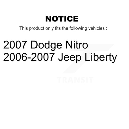 Front Inner Steering Tie Rod End Pair For Jeep Liberty Dodge Nitro KTR-104846