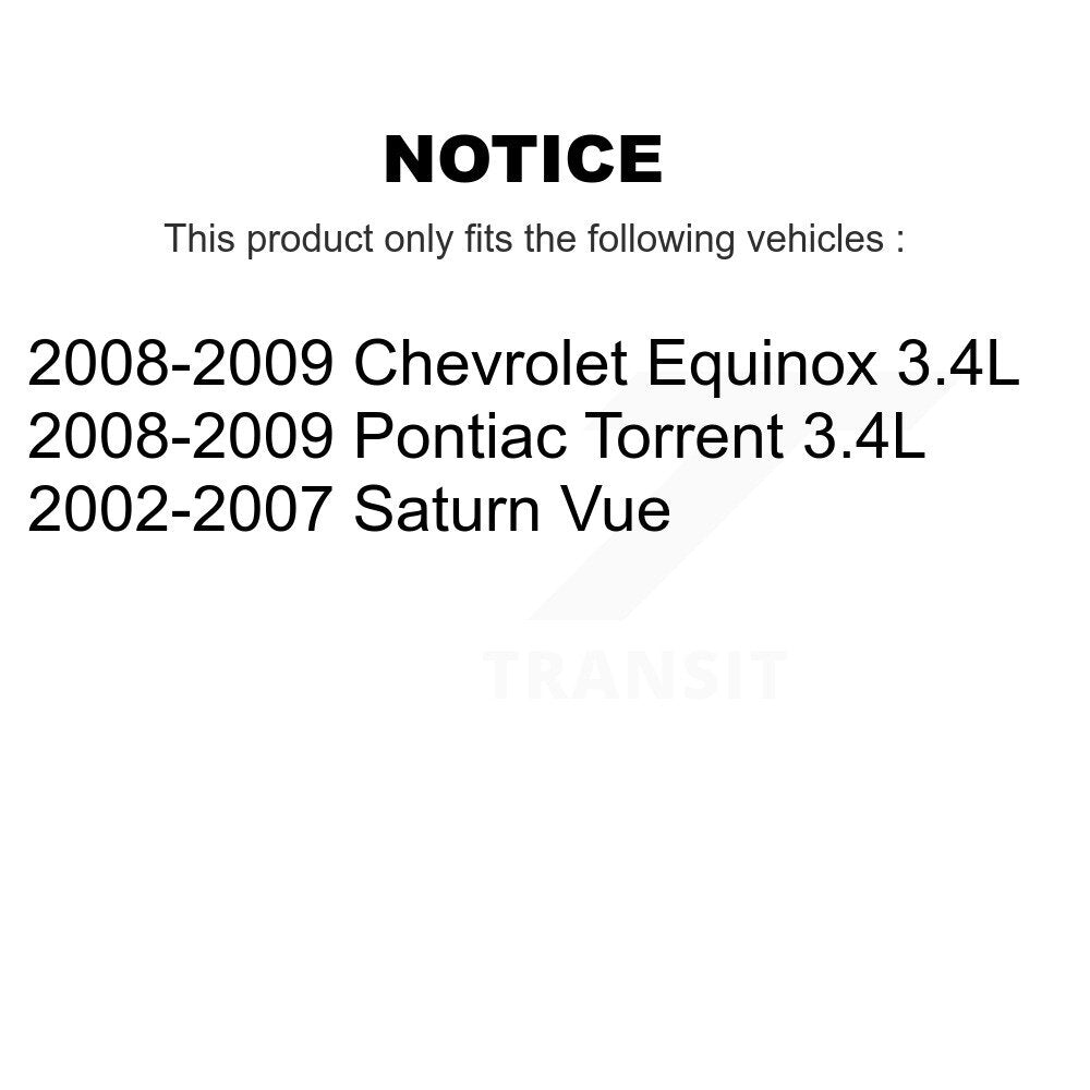 Front Inner Steering Tie Rod End Pair For Chevrolet Equinox Pontiac Torrent Saturn Vue KTR-104905