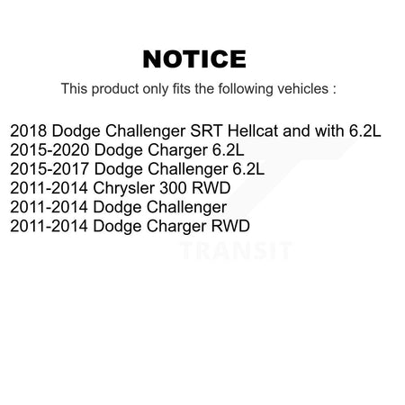 Front Inner Steering Tie Rod End Pair For Dodge Charger Challenger Chrysler 300 KTR-104920