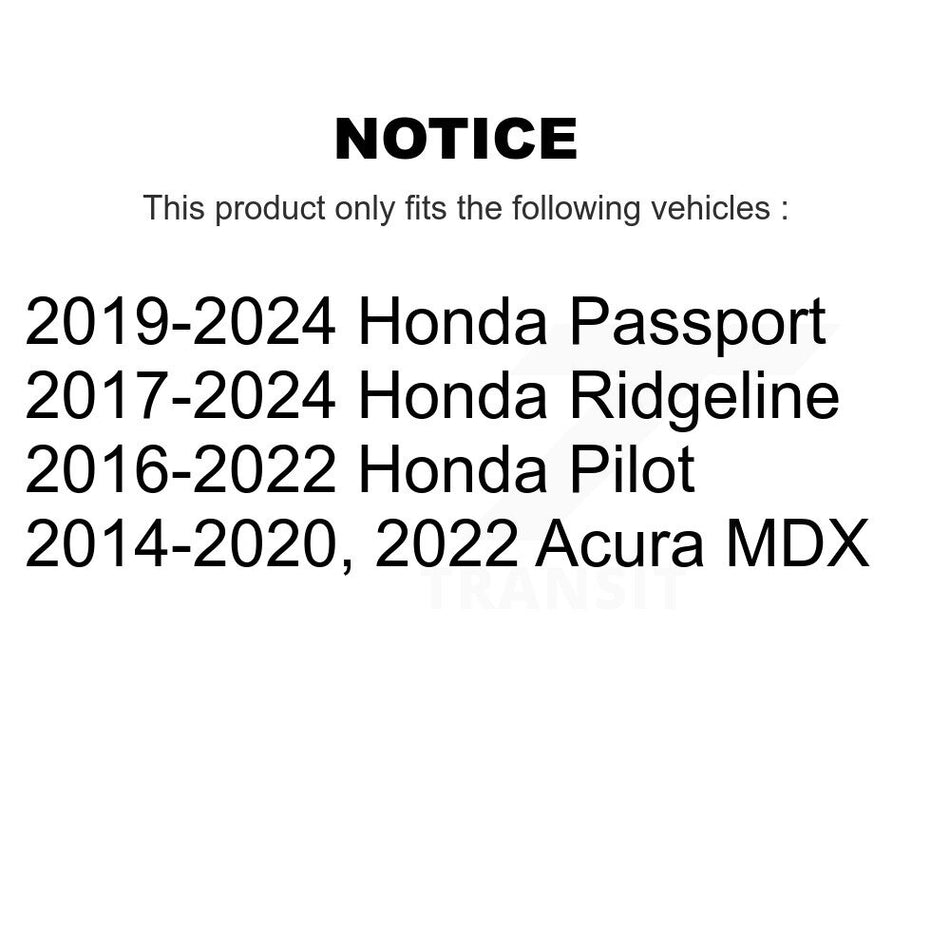Front Inner Steering Tie Rod End Pair For Honda Pilot Acura MDX Ridgeline Passport KTR-104939