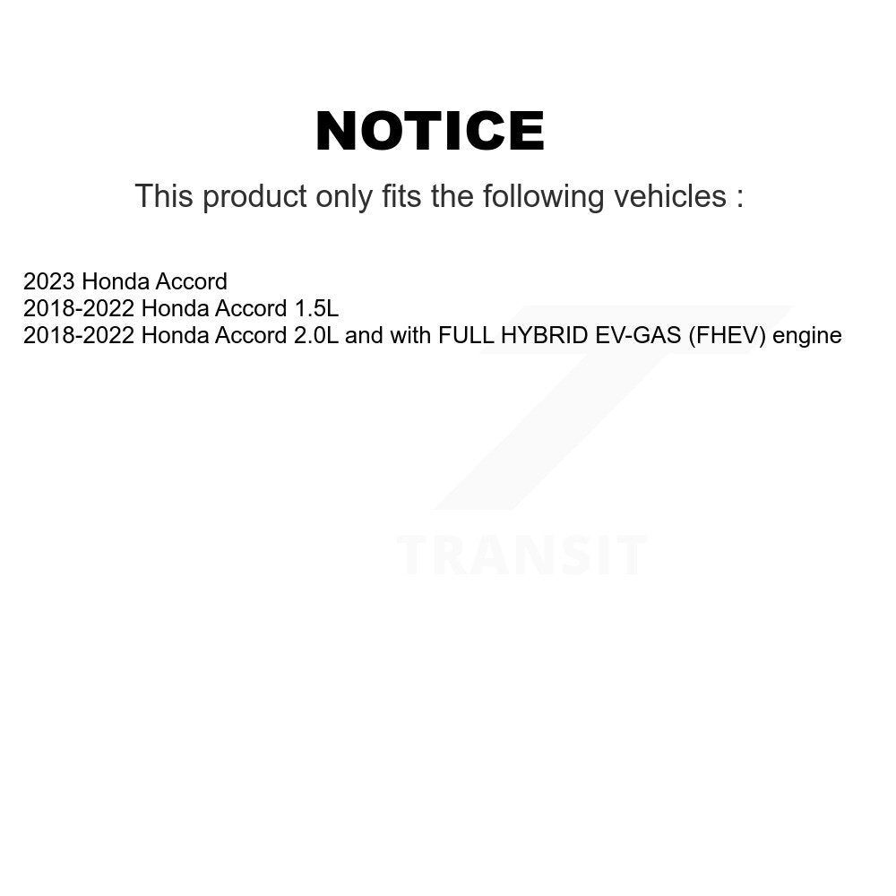 Front Outer & Inner Steering Tie Rod End Kit For Honda Accord KTR-104955
