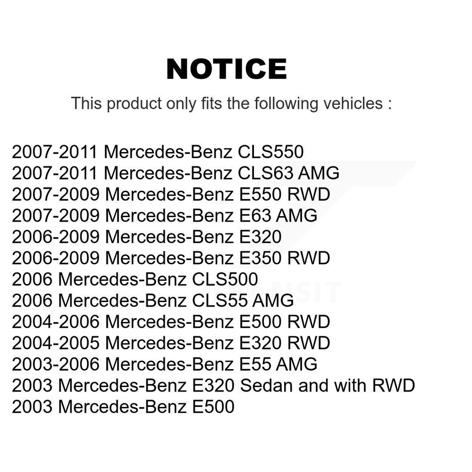 Front Outer & Inner Tie Rod End Kit For Mercedes-Benz E320 E350 E500 CLS550 CLS500 E550 KTR-104957