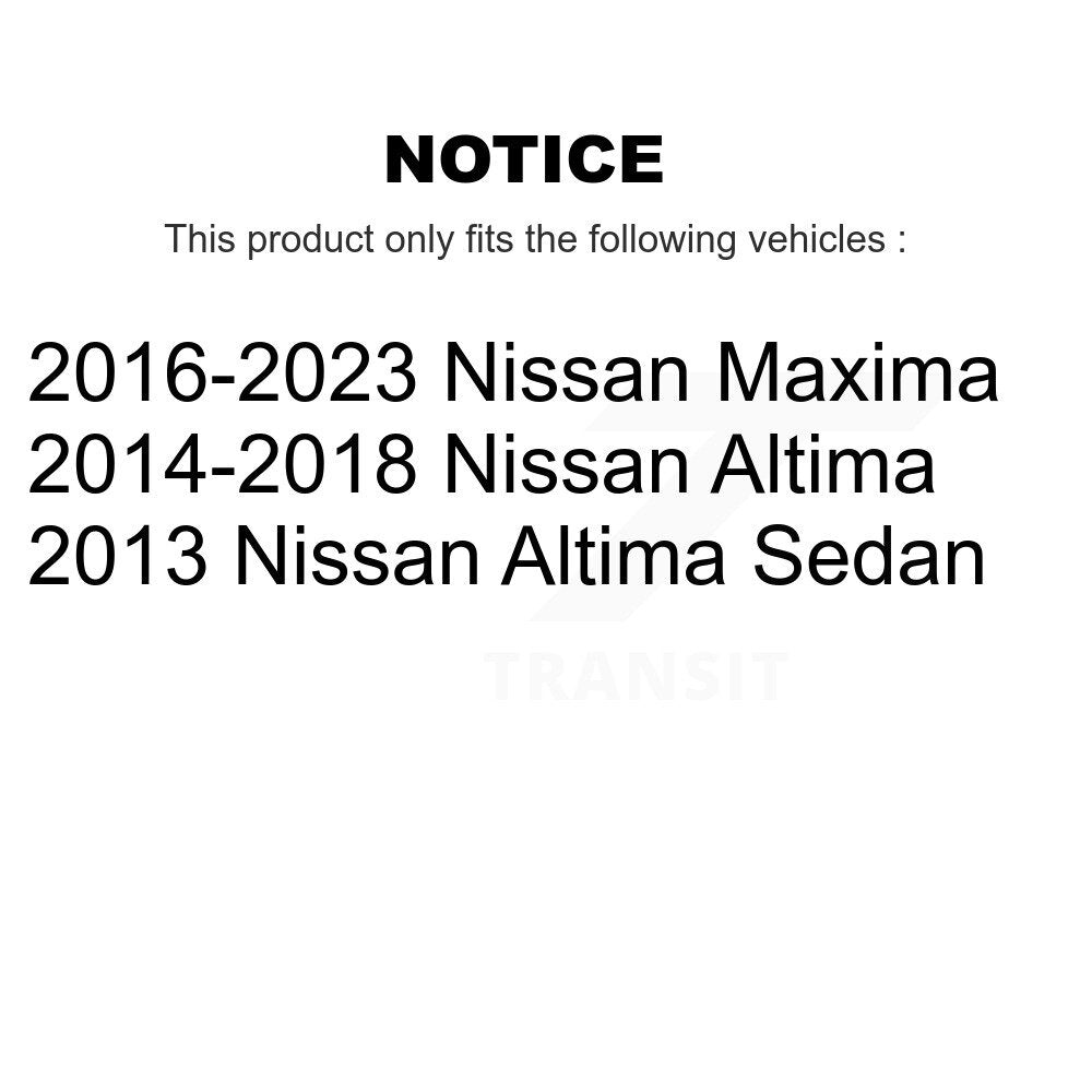 Front Outer & Inner Steering Tie Rod End Kit For Nissan Altima Maxima KTR-105038