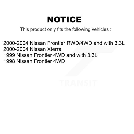 Front Inner Outer Tie Rods Center Link & Lower Ball Joints Kit For Nissan Xterra Frontier KTR-105125