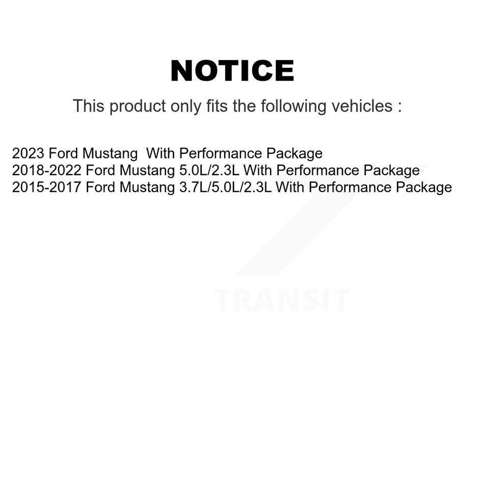 Front Suspension Control Arm And Ball Joint Assembly Stabilizer Link Kit For Ford Mustang KTR-105135
