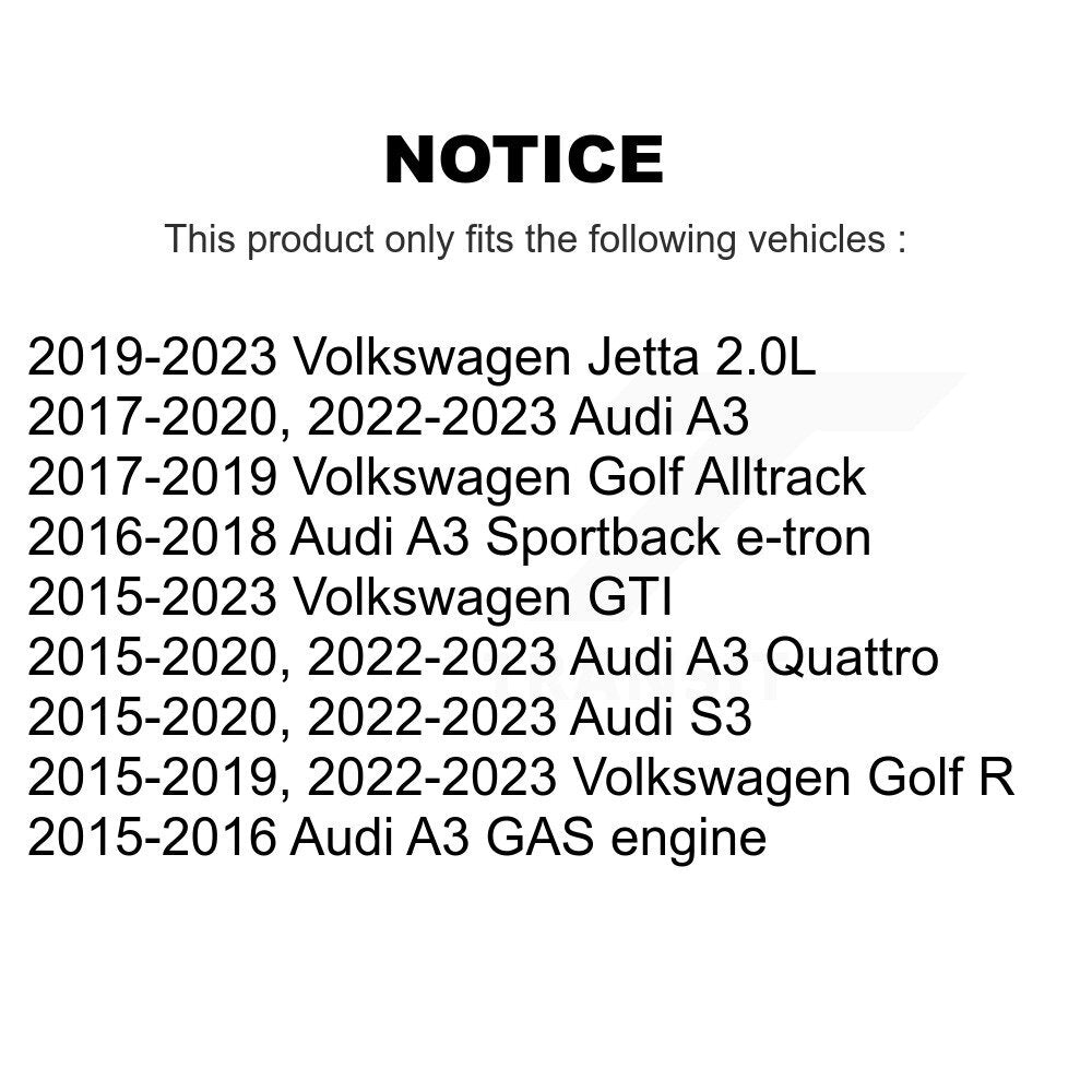 Front Suspension Control Arm & Tie Rod End Kit For Volkswagen Jetta Audi GTI A3 Quattro R KTR-105147