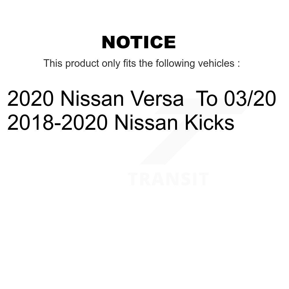 Front Suspension Ball Joint And Tie Rod End Kit For Nissan Kicks Versa KTR-105158