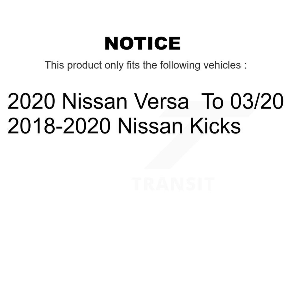 Front Suspension Ball Joint And Tie Rod End Kit For Nissan Kicks Versa KTR-105158
