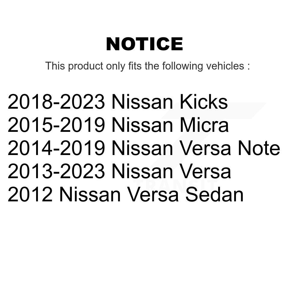Front Lower Suspension Ball Joints Pair For Nissan Kicks Micra Versa Note KTR-105159