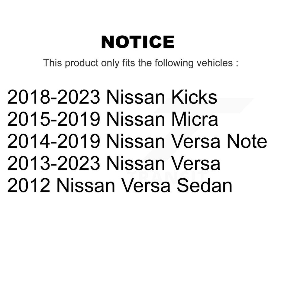 Front Lower Suspension Ball Joints Pair For Nissan Kicks Micra Versa Note KTR-105159