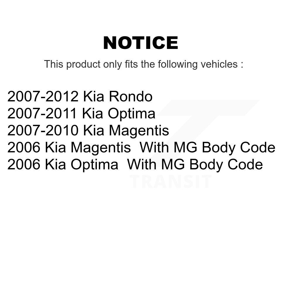 Front Lower Suspension Control Arm Kit For Kia Rondo Optima Magentis KTR-105200