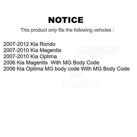 Front Lower Suspension Control Arm And Ball Joints Kit For Kia Rondo Optima Magentis KTR-105236