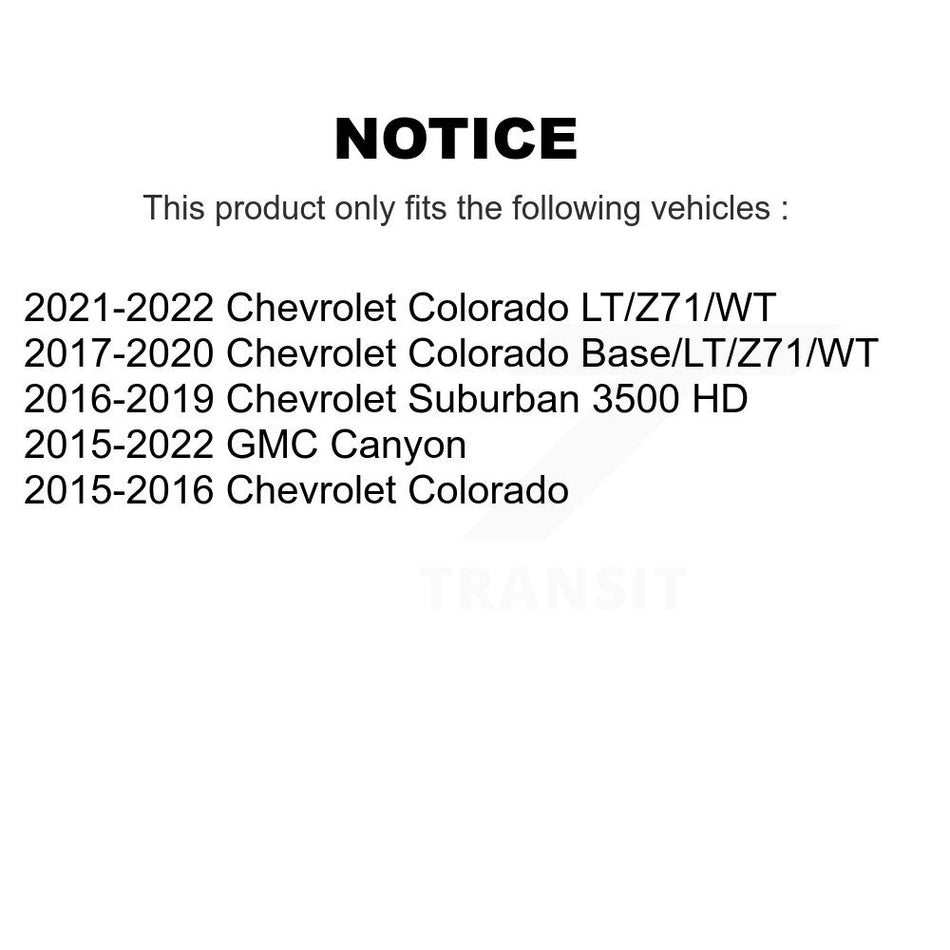 Front Suspension Sway Bar Link Pair For Chevrolet Colorado GMC Canyon Suburban 3500 HD KTR-105260