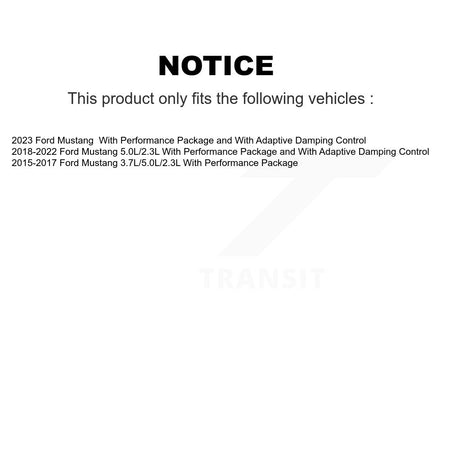 Front Suspension Control Arm And Ball Joint Assembly Stabilizer Link Kit For Ford Mustang KTR-105262