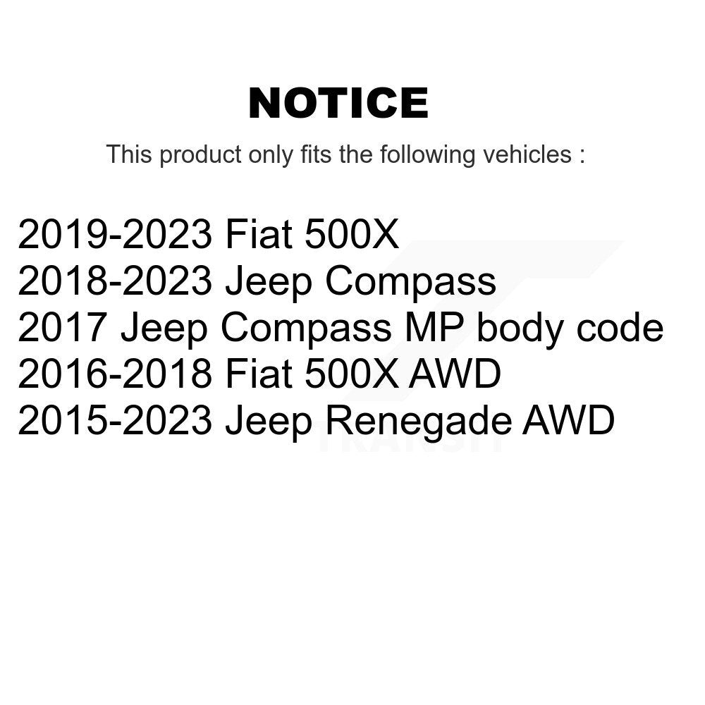 Front Suspension Control Arm And Ball Joint Link Kit For Jeep Compass Renegade Fiat 500X KTR-105265