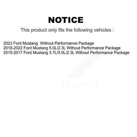 Front Suspension Control Arm And Ball Joint Assembly Stabilizer Link Kit For Ford Mustang KTR-105270
