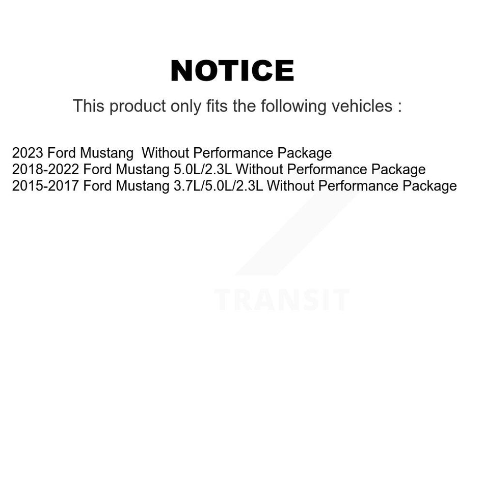 Front Lower Forward Suspension Control Arm And Ball Joint Assembly Kit For Ford Mustang KTR-105279