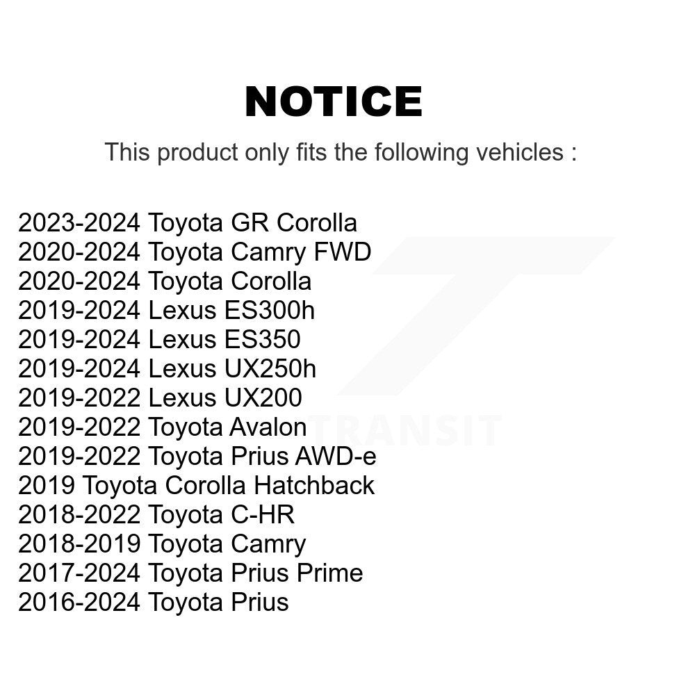 Rear Suspension Sway Bar Link Pair For Toyota Corolla Camry C-HR Prius Prime Lexus UX250h KTR-105293