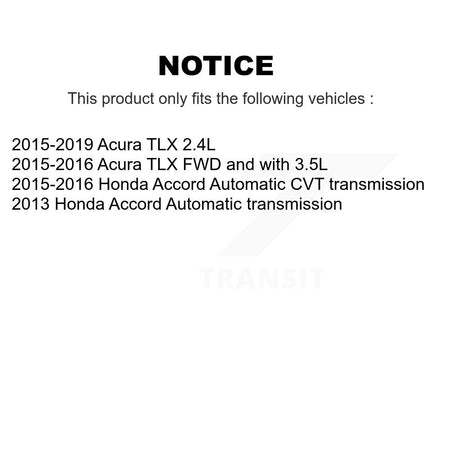 Front Suspension Control Arm Tie Rod End Ball Joint Kit (6Pc) For Honda Accord Acura TLX KTR-105294