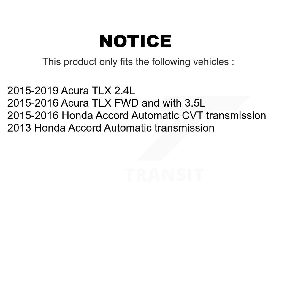 Front Suspension Control Arm Tie Rod End Ball Joint Kit (6Pc) For Honda Accord Acura TLX KTR-105294
