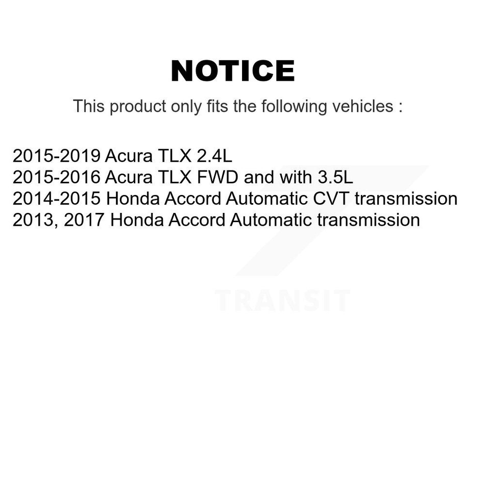 Front Suspension Control Arm Tie Rod End Ball Joint Kit (6Pc) For Honda Accord Acura TLX KTR-105294