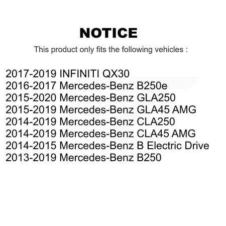 Front Lower Suspension Control Arm Ball Joint Kit For Mercedes-Benz GLA250 CLA250 B250 B KTR-105306