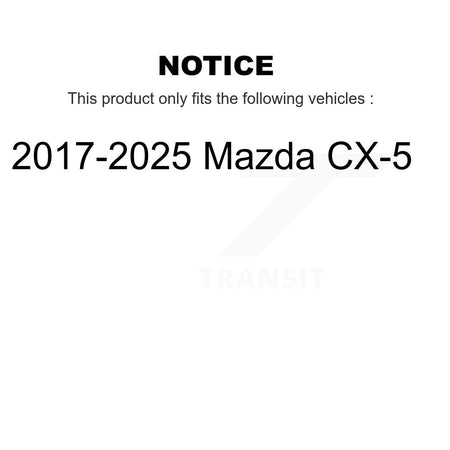 Front Lower Suspension Control Arm And Ball Joint Assembly Kit For 2017-2025 Mazda CX-5 KTR-105316
