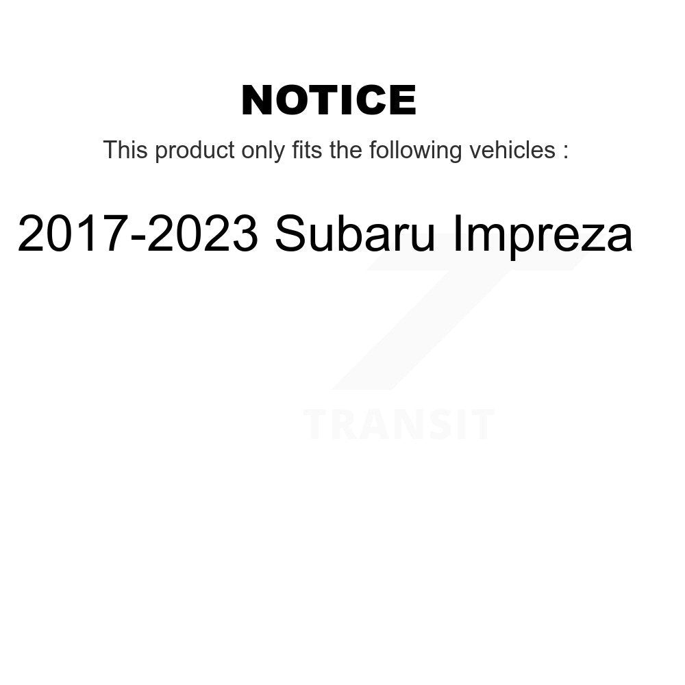 Front Lower Suspension Ball Joints Pair For 2017-2023 Subaru Impreza KTR-105324