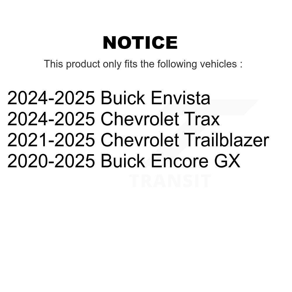 Front Lower Ball Joints Pair For Chevrolet Buick Trax Trailblazer Encore GX Envista KTR-105328