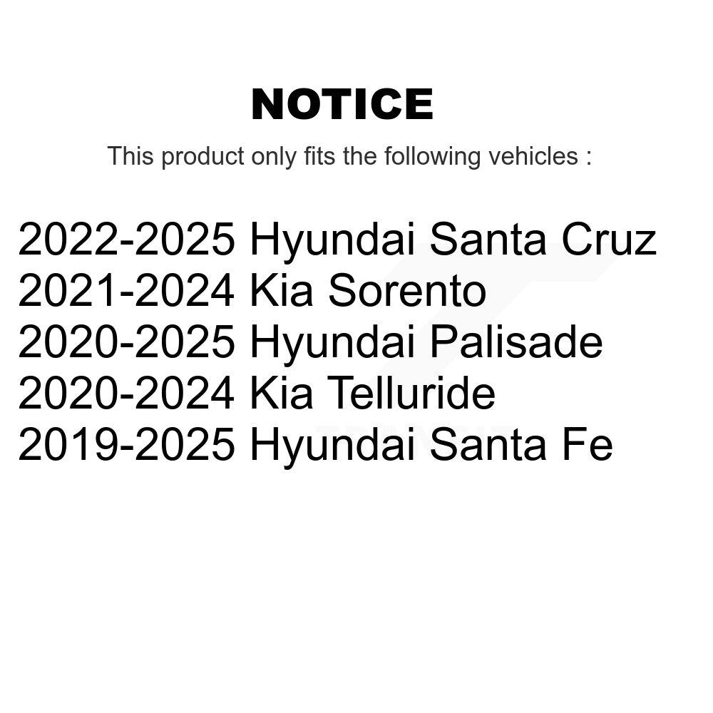 Front Lower Ball Joints Pair For Hyundai Santa Fe Kia Palisade Sorento Telluride KTR-105332