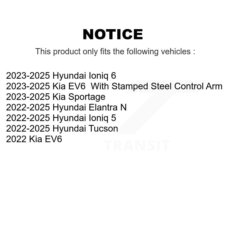 Front Lower Ball Joint Pair For Hyundai Tucson Kia Sportage Ioniq 5 EV6 6 Elantra N KTR-105333