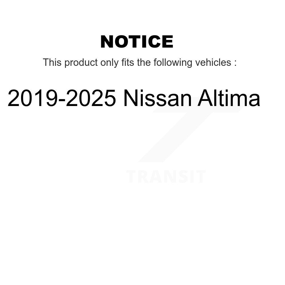 Front Outer Steering Tie Rod End Kit For 2019-2025 Nissan Altima KTR-105341
