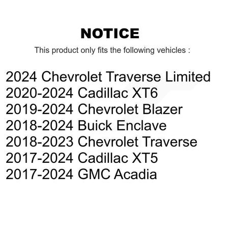 Front Suspension Bar Link Pair For Chevrolet Cadillac XT5 Traverse GMC Acadia Blazer XT6 KTR-105346