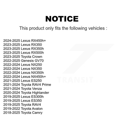 Front Suspension Bar Link Pair For Toyota RAV4 Camry Highlander Lexus Prime Venza RX350h KTR-105348