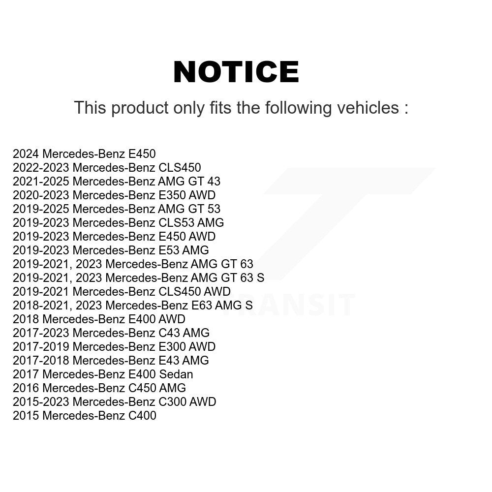Front Suspension Bar Link Kit For Mercedes-Benz C300 C43 AMG E450 E400 E53 E300 C400 E350 KTR-105357