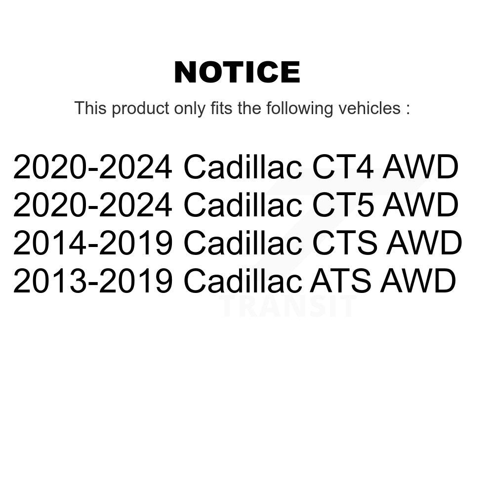 Front Suspension Stabilizer Bar Link Kit For Cadillac ATS CT5 CTS CT4 AWD KTR-105360