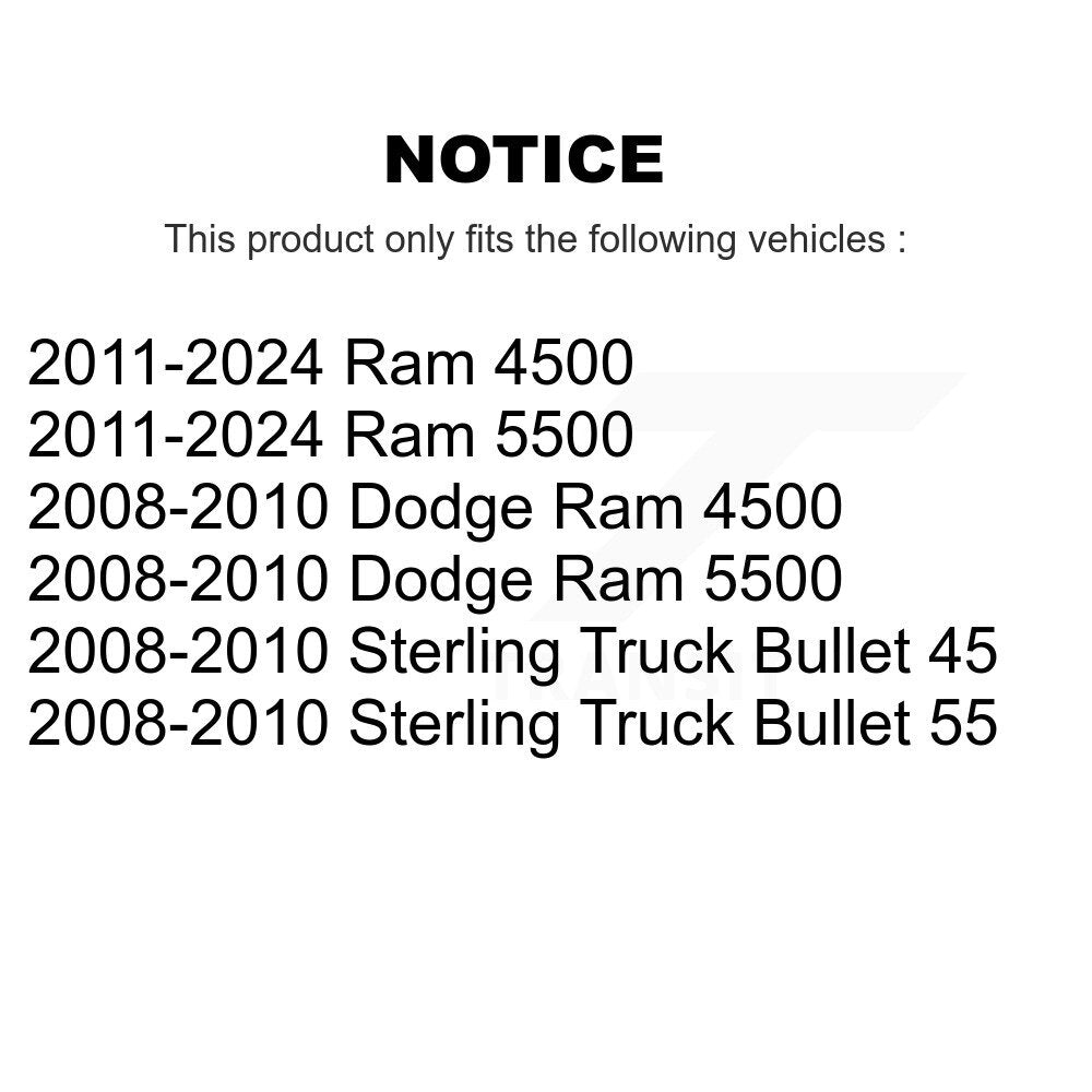Front Lower & Upper Ball Joints Kit For Ram Dodge Sterling Truck 4500 5500 Bullet 45 55 KTR-105364