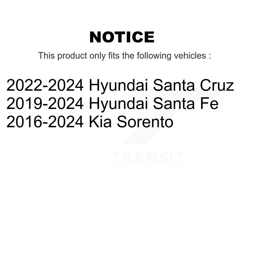 Rear Suspension Stabilizer Bar Link Pair For Kia Sorento Hyundai Santa Fe Cruz KTR-105377