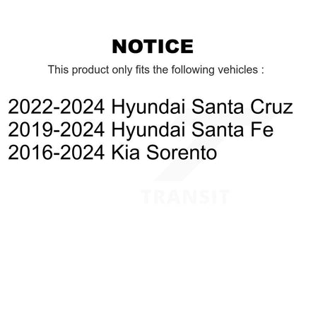 Rear Suspension Stabilizer Bar Link Pair For Kia Sorento Hyundai Santa Fe Cruz KTR-105377