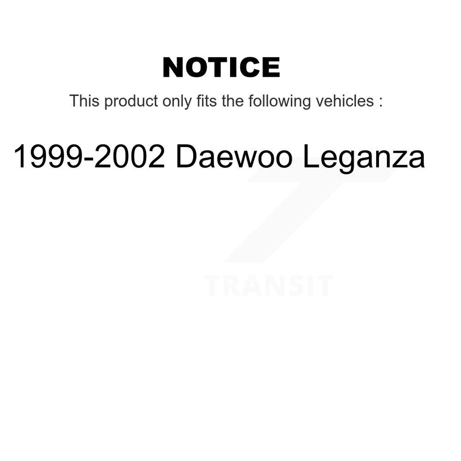 Rear Suspension Stabilizer Bar Link Pair For 1999-2002 Daewoo Leganza KTR-105380