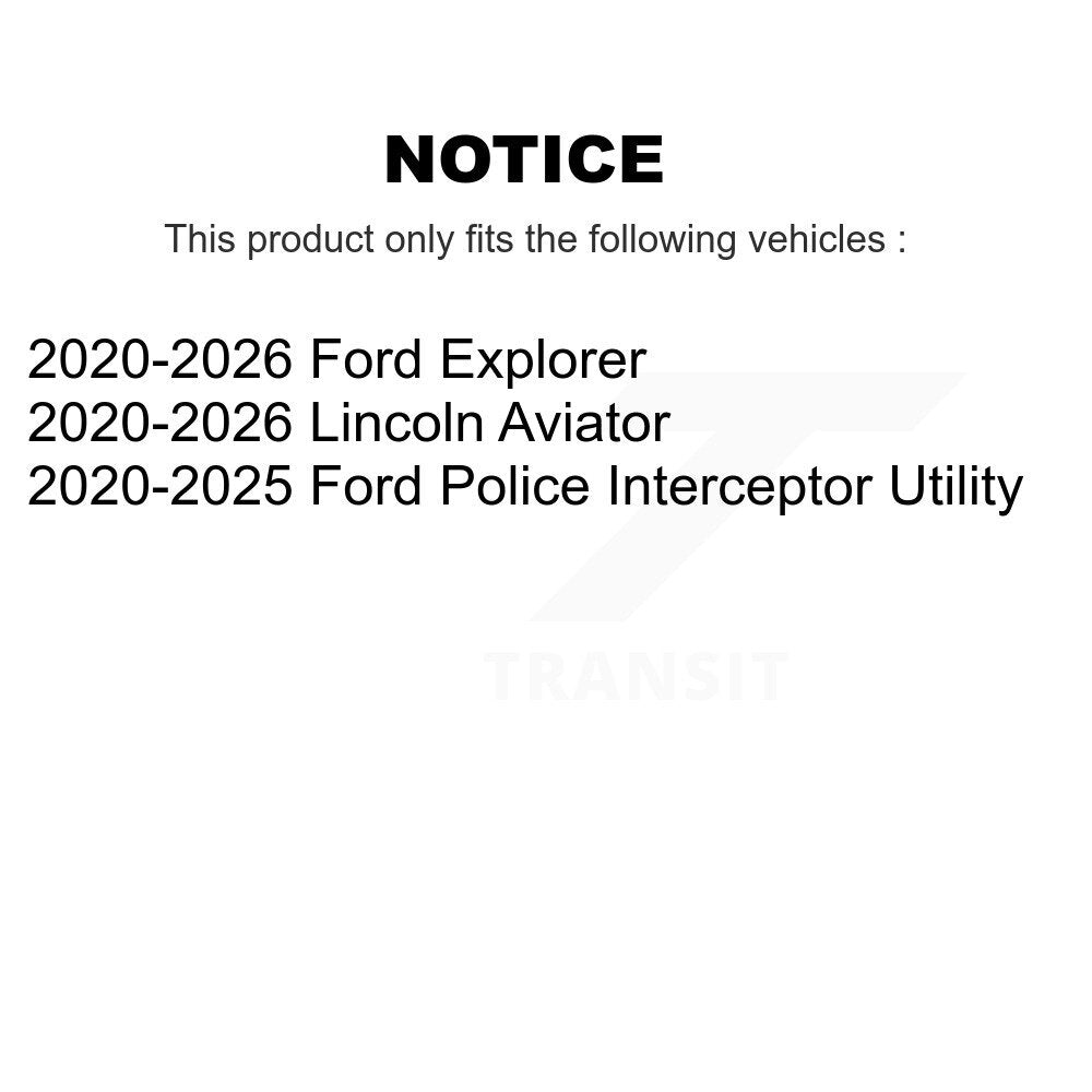 Rear Suspension Sway Bar Link Kit For Ford Explorer Police Interceptor Utility Lincoln KTR-105384