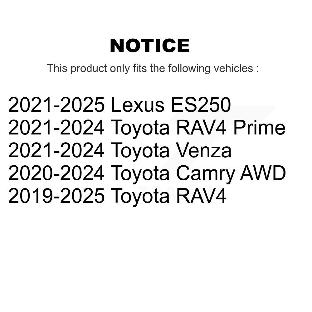 Front Rear Suspension Sway Bar Link Kit For Toyota RAV4 Camry Prime Venza Lexus ES250 KTR-105390