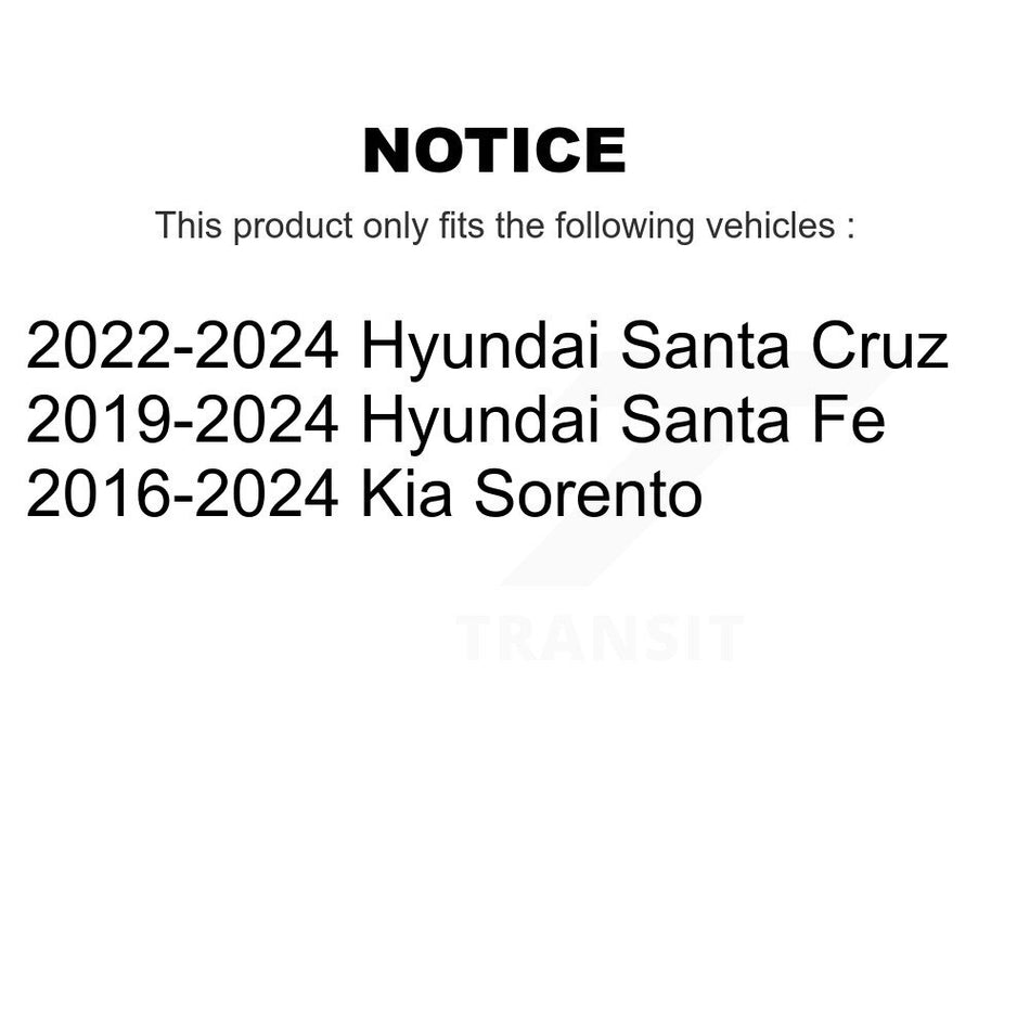 Front Rear Suspension Stabilizer Bar Link Kit For Kia Sorento Hyundai Santa Fe Cruz KTR-105397