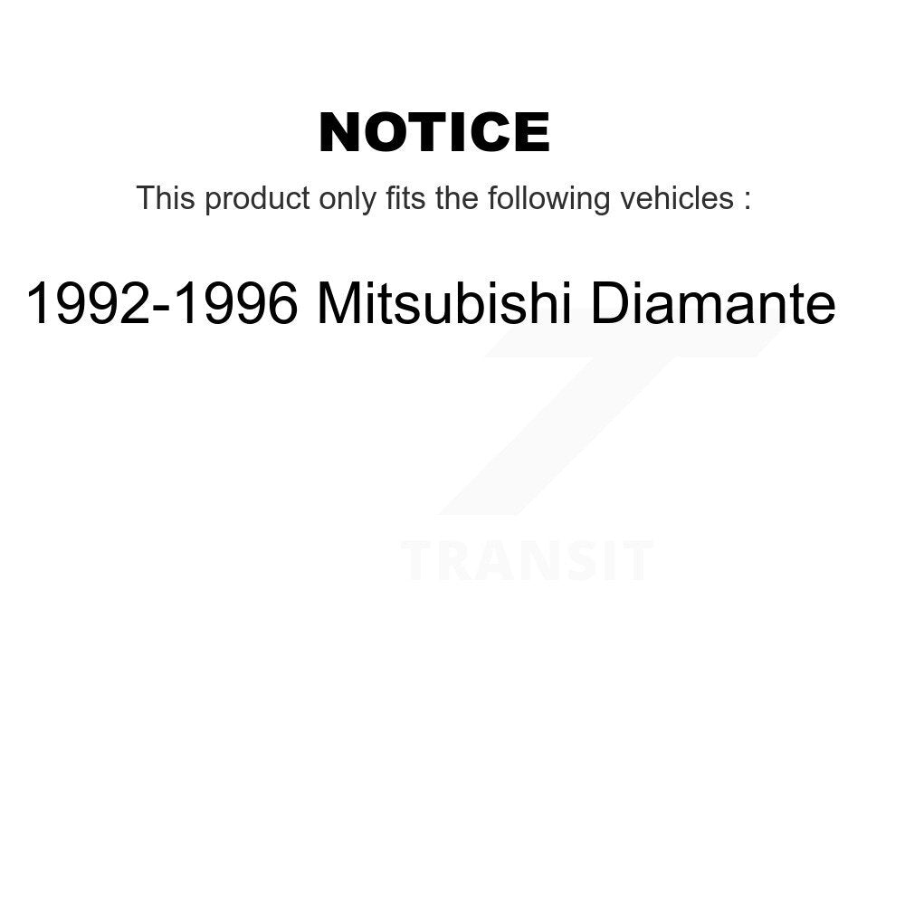 Front Rear Suspension Stabilizer Bar Link Kit For 1992-1996 Mitsubishi Diamante KTR-105399
