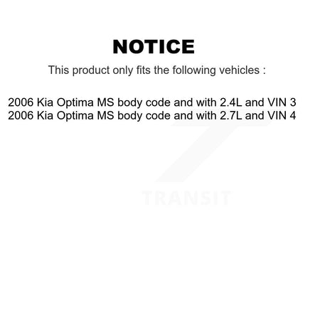 Front Rear Suspension Stabilizer Bar Link Kit For Kia Optima KTR-105408