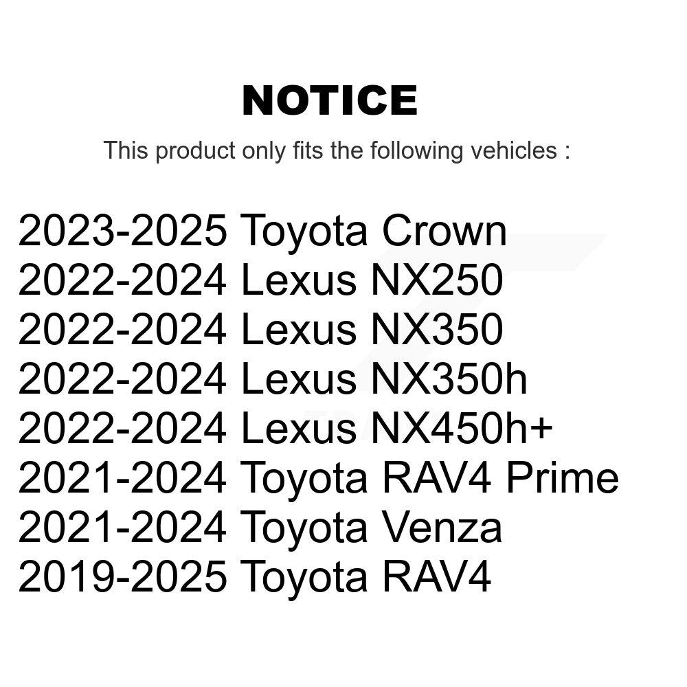 Front Lower Control Arm And Ball Joint Link Kit For Toyota RAV4 Prime Lexus Venza NX350h KTR-105417