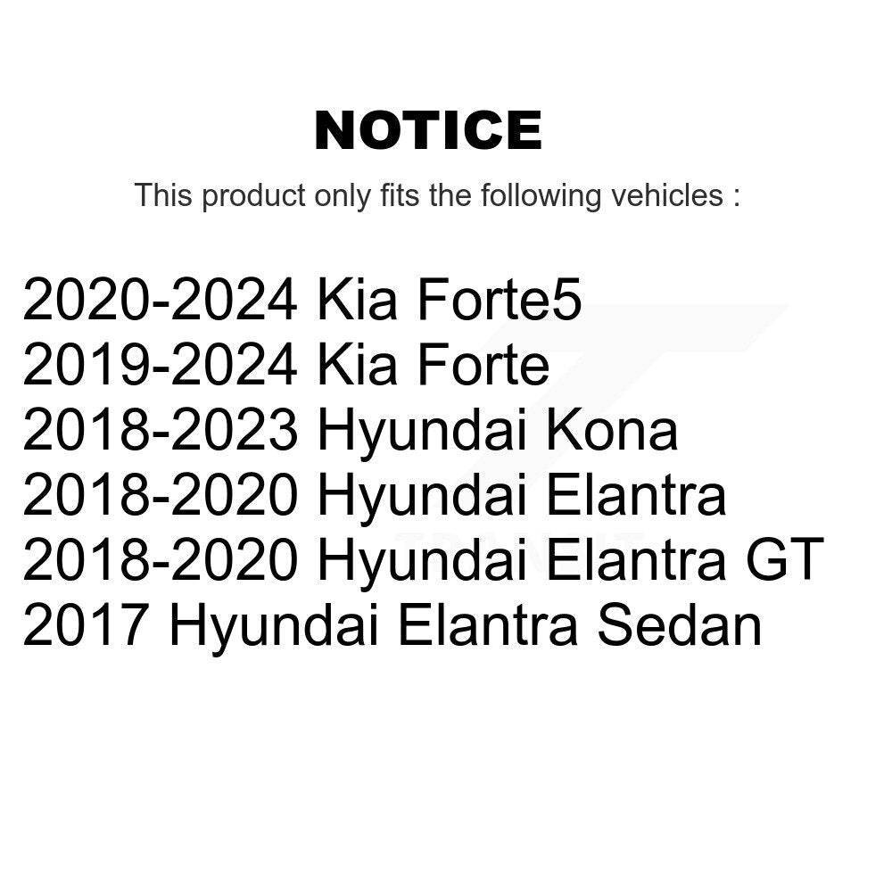 Front Lower Control Arm Ball Joint Link Kit For Hyundai Elantra Kona Kia Forte GT Forte5 KTR-105421